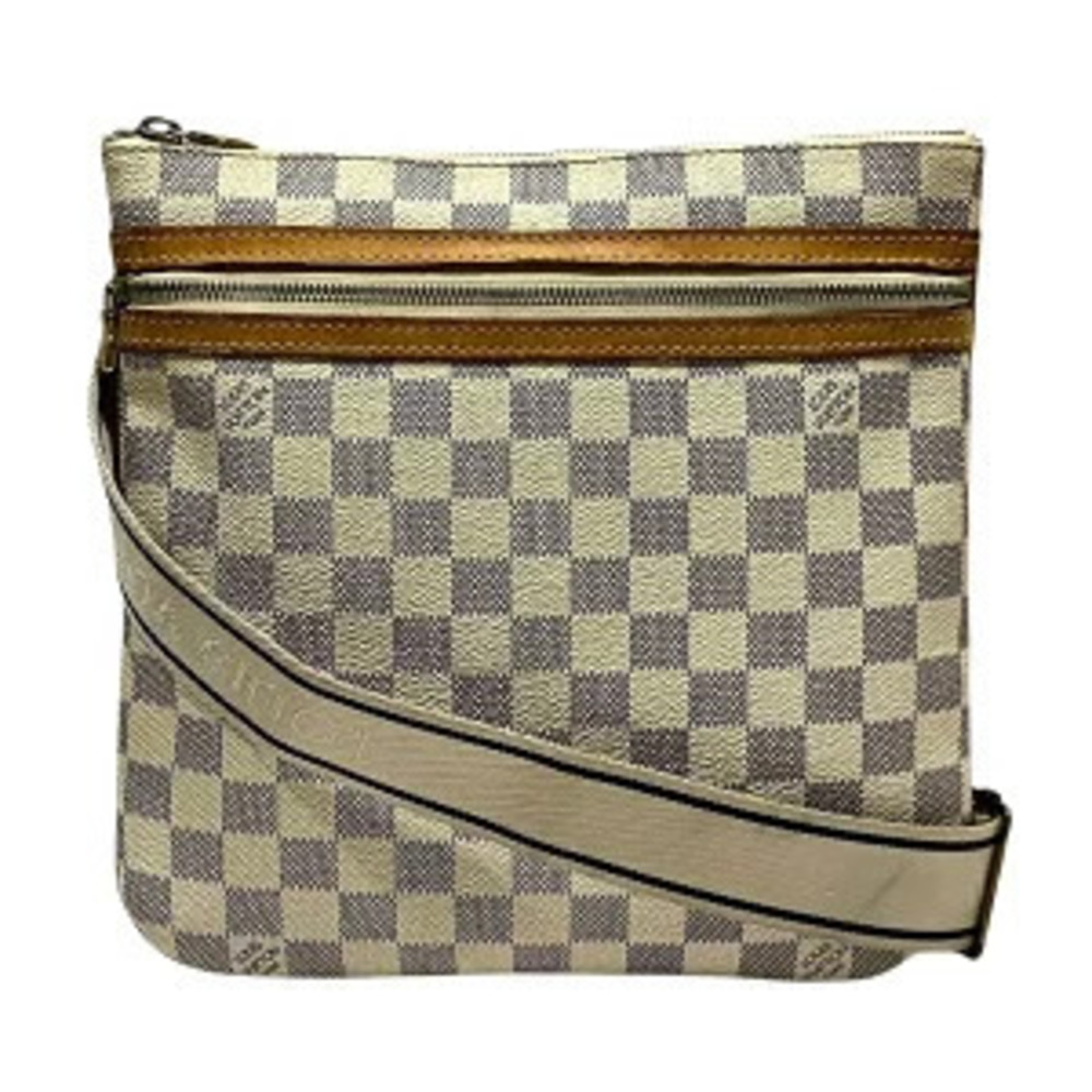 Louis Vuitton Damier Azur White Pochette Bosphore Shoulder Bag